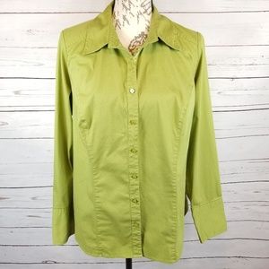 LANE  BRYANT Long Sleeve Collar Career Top 16